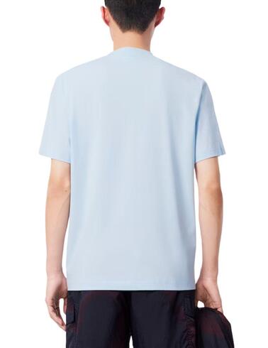 Camiseta Lacoste bordada de manga corta para hombre