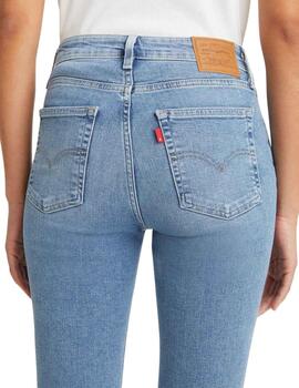 Pantalón Levi's® 721 de tiro alto Blue Wave Light para mujer