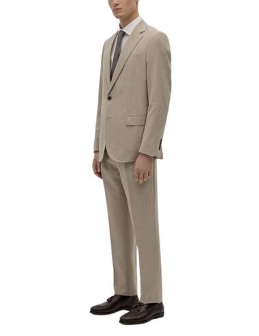 Traje Decenio de hombre de corte slim fit en beige