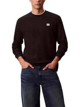 Camiseta Calvin Klein de manga larga con tejido estructurado