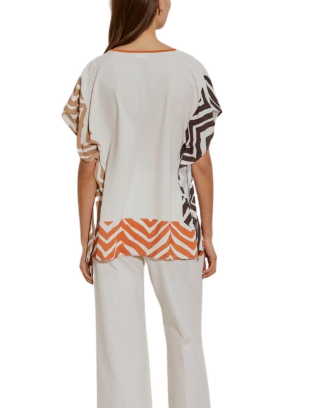Blusa Lion of Porches de mujer con estampado geométrico