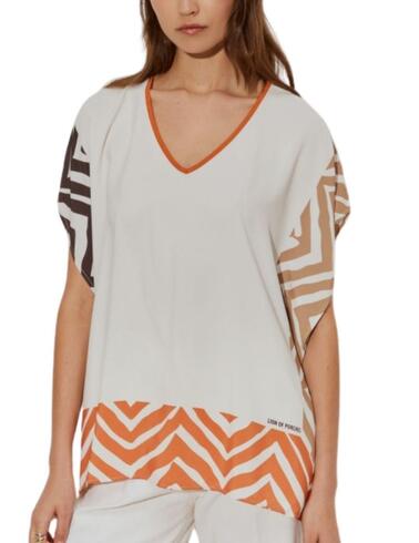 Blusa Lion of Porches de mujer con estampado geométrico