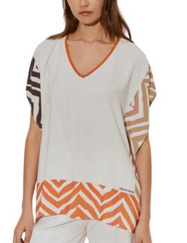 Blusa Lion of Porches de mujer con estampado geométrico