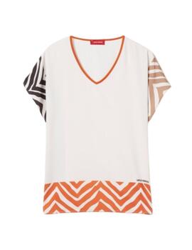 Blusa Lion of Porches de mujer con estampado geométrico
