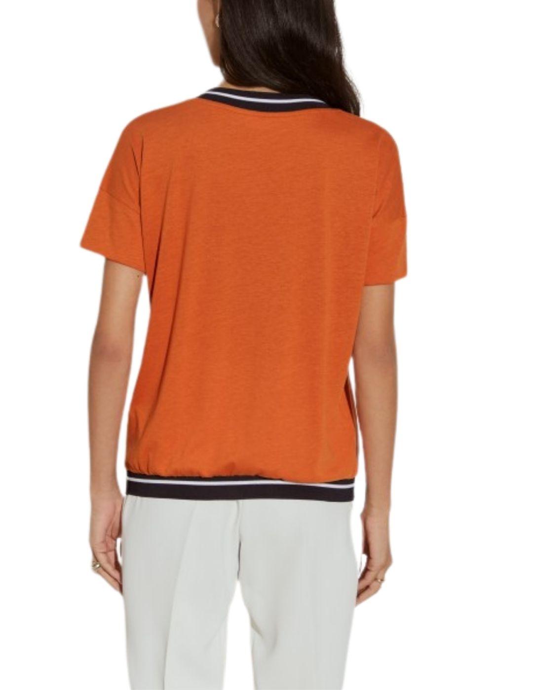Camiseta Liion of Porches de mujer con escote a pico
