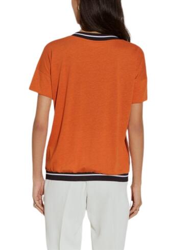Camiseta Liion of Porches de mujer con escote a pico