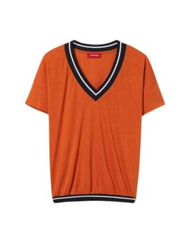 Camiseta Liion of Porches de mujer con escote a pico
