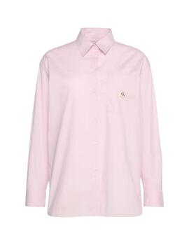 Camisa Calvin Klein holgada de manga larga de mujer