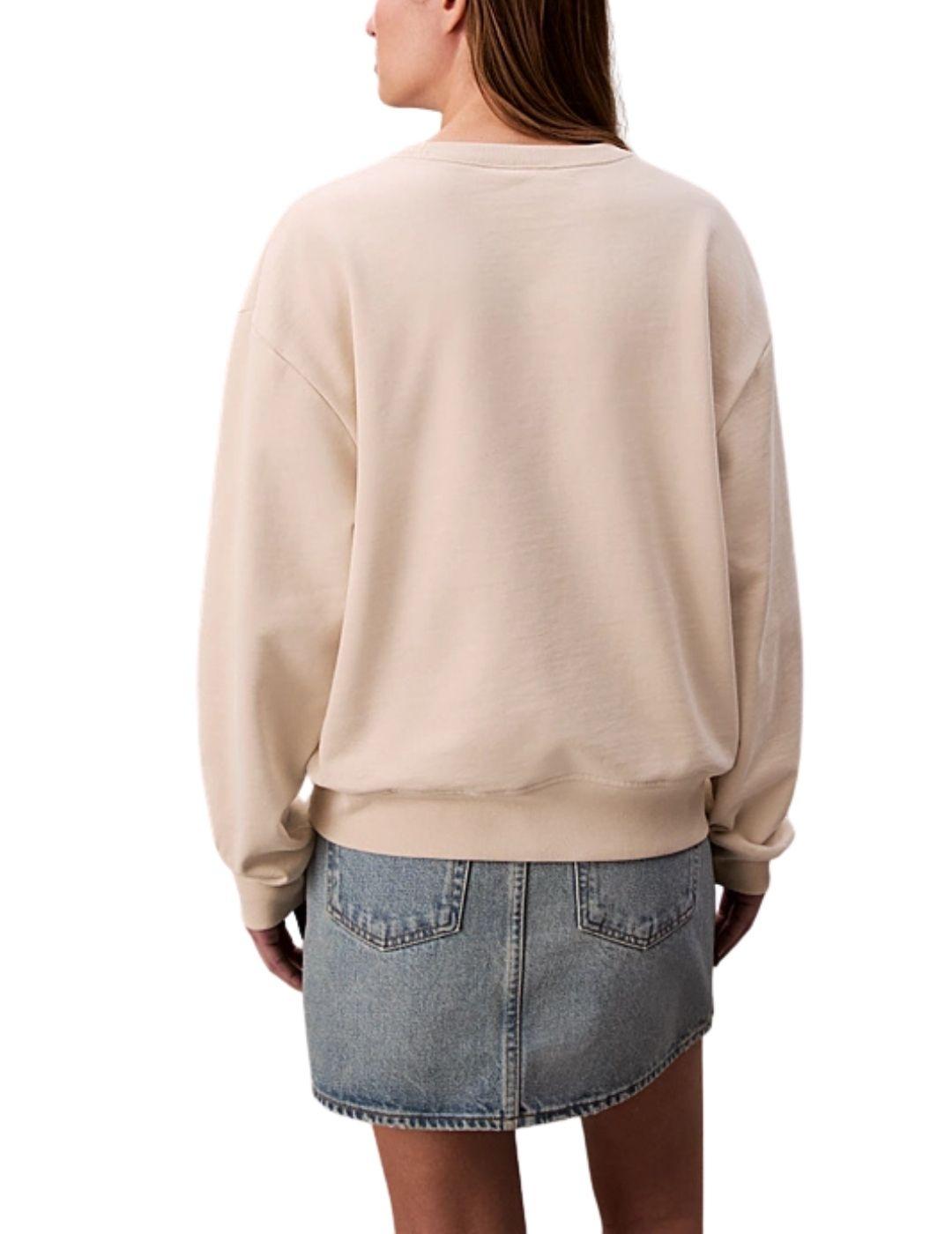 Sudadera Calvin Klein de mujer holgada con logotipo