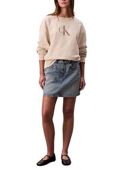 Sudadera Calvin Klein de mujer holgada con logotipo