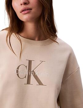Sudadera Calvin Klein de mujer holgada con logotipo