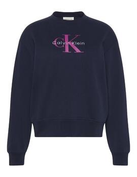 Sudadera Calvin Klein de mujer holgada con logotipo