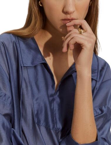 Blusa Lion of Porches oversize de lyocell para mujer