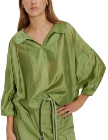 Blusa Lion of Porches oversize de lyocell para mujer