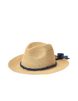 Sombrero Polo Ralph Lauren de rafia con pañuelo