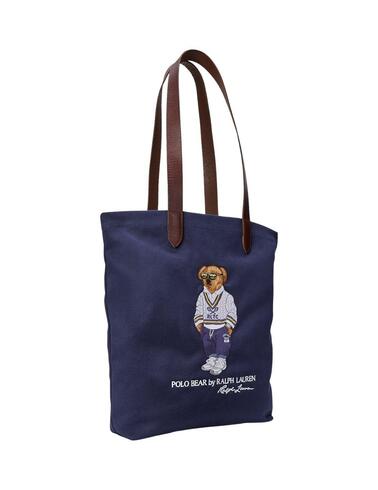 Bolso tote Polo Ralph Lauren con parche de Osito
