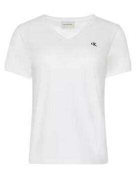 Camiseta Calvin Klein de mujer con escote a pico