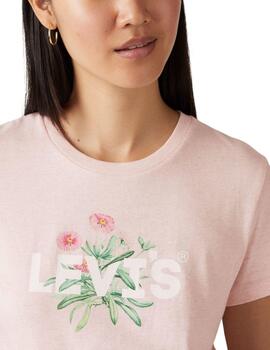 Camiseta Levi's® The Perfect Tee de mujer Plant Logo Bross