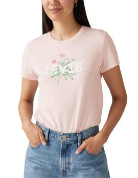 Camiseta Levi's® The Perfect Tee de mujer Plant Logo Bross