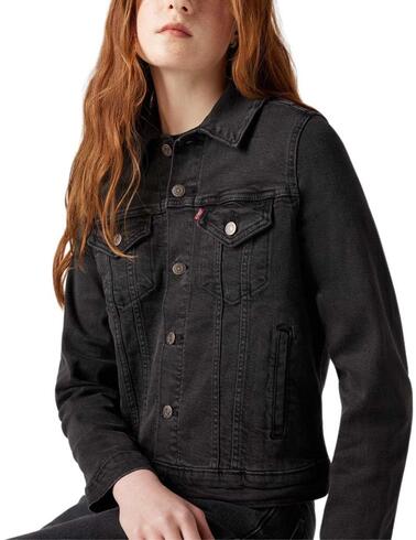 Cazadora Levi's® Original Trucker de mujer Black Air