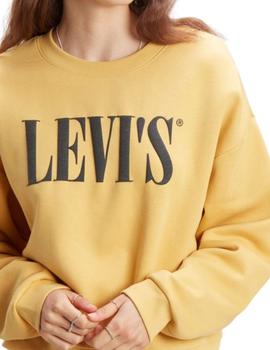 Sudadera Levi's Graphic Diana Crew Yellow - Crew