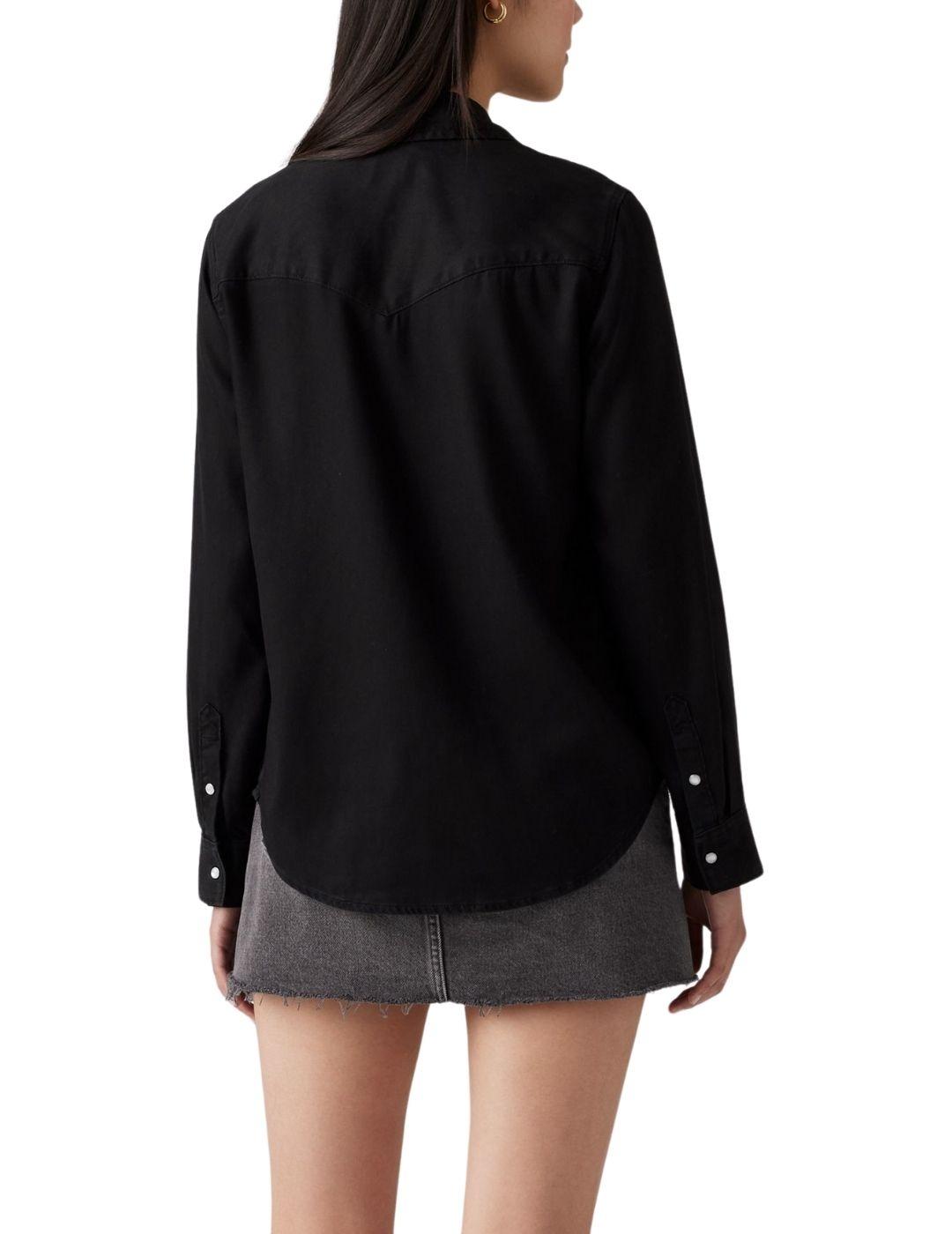 Camisa vaquera Levi's® Essential Western Dark Ages de mujer