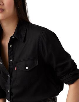 Camisa vaquera Levi's® Essential Western Dark Ages de mujer