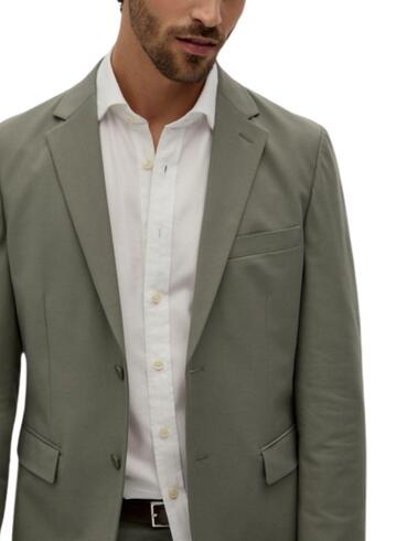 Blazer Decenio slim fit para hombre elástica