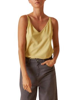 Camiseta Indi & Cold de mujer de tirantes y escote a pico