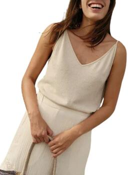 Camiseta Indi & Cold de mujer de tirantes y escote a pico