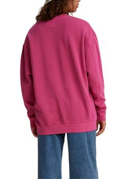 Sudadera Levis Penauts Graphic Crew Sweatshirt Fucshia