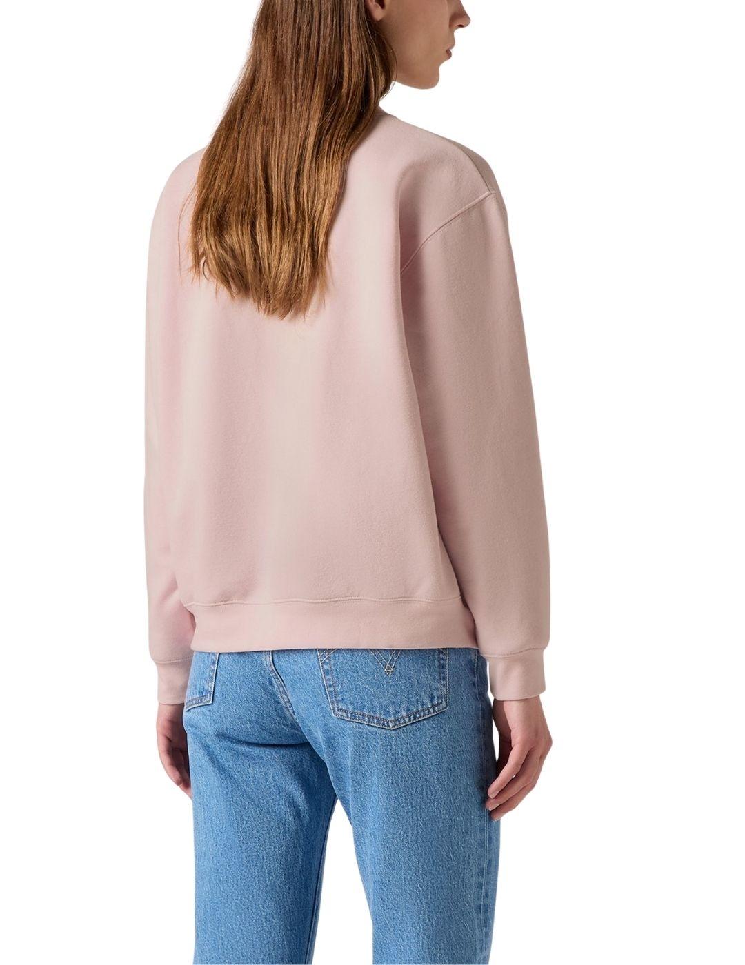 Sudadera Levi's® de cuello redondo para mujer con logotipo