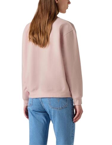 Sudadera Levi's® de cuello redondo para mujer con logotipo