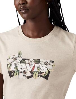 Camiseta Levi's® The Perfect Tee de mujer Magnolia Otmeal