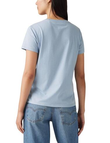 Camiseta Levi's® The Perfect Tee de mujer Lily Dusti Blue