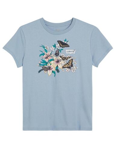 Camiseta Levi's® The Perfect Tee de mujer Lily Dusti Blue