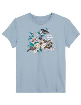 Camiseta Levi's® The Perfect Tee de mujer Lily Dusti Blue