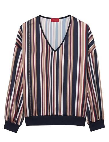 Blusa fluida Lion of Porches a rayas para mujer
