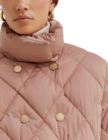 Chaqueta acolchada Lion of Porches en rosa para mujer