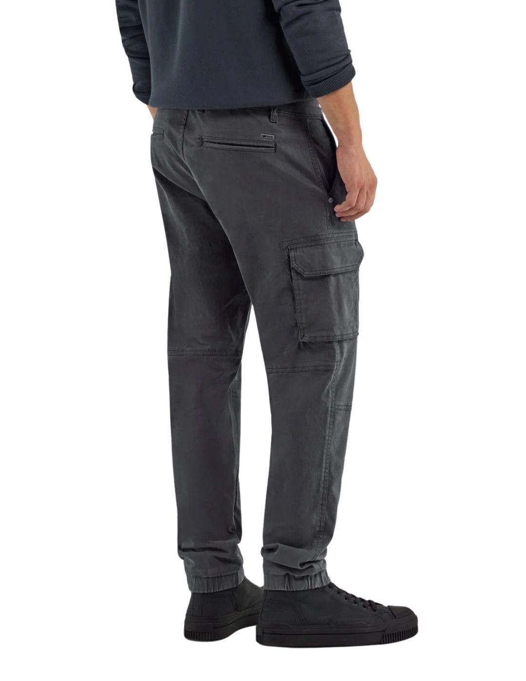 Pantalones cargo hombre Slim Fit gris Bob Gym