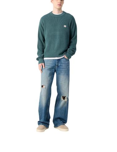 Jersey Calvin Klein de cuello redondo en algodón para hombre