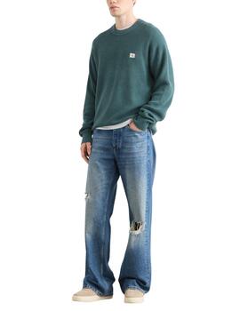 Jersey Calvin Klein de cuello redondo en algodón para hombre