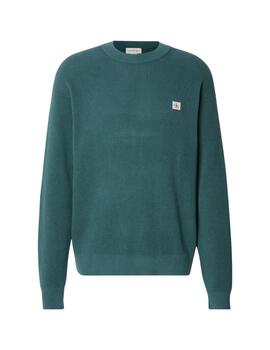 Jersey Calvin Klein de cuello redondo en algodón para hombre