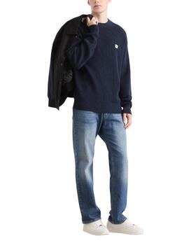 Jersey Calvin Klein de cuello redondo de hombre en marino