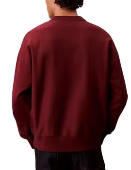 Sudadera Calvin Klein básica de cuello redondo de hombre