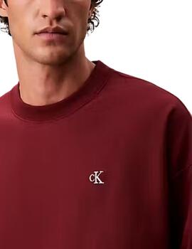 Sudadera Calvin Klein básica de cuello redondo de hombre