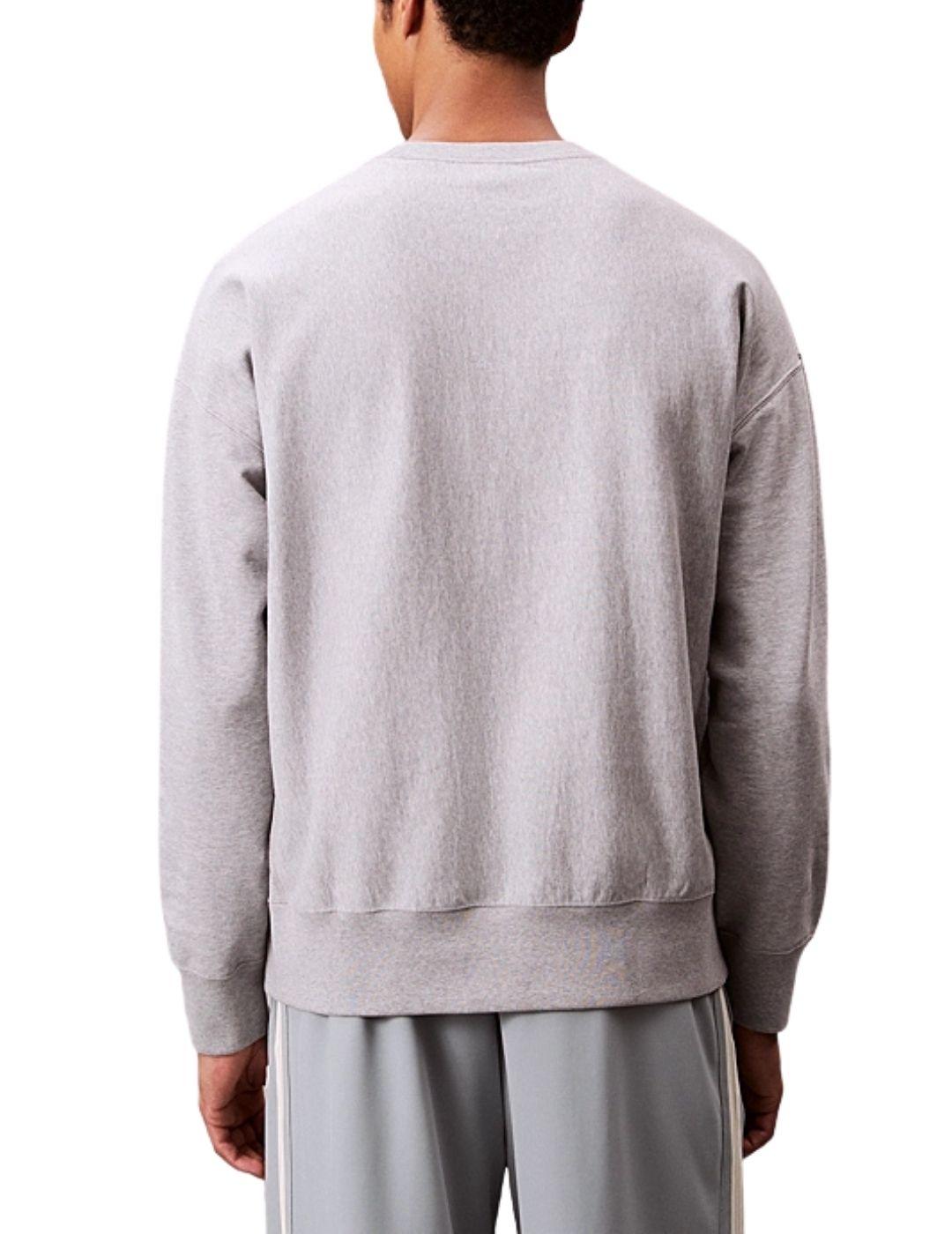 Sudadera Calvin Klein básica de cuello redondo de hombre