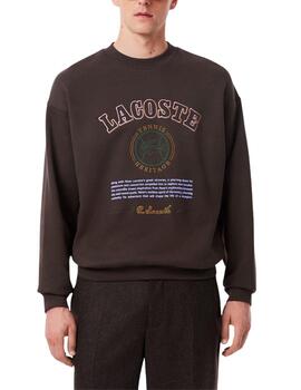 Sudadera Lacoste de cuello redondo con logo en el pecho