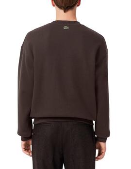 Sudadera Lacoste de cuello redondo con logo en el pecho