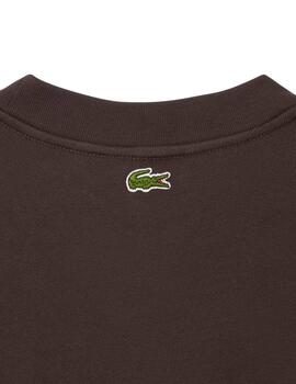 Sudadera Lacoste de cuello redondo con logo en el pecho